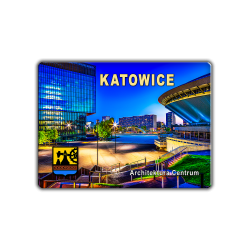 Magnes elastyczny KATOWICE NOCĄ Architektura Centrum